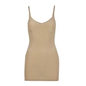 The Lily Slip Dress in Gold by ASTA RESORT